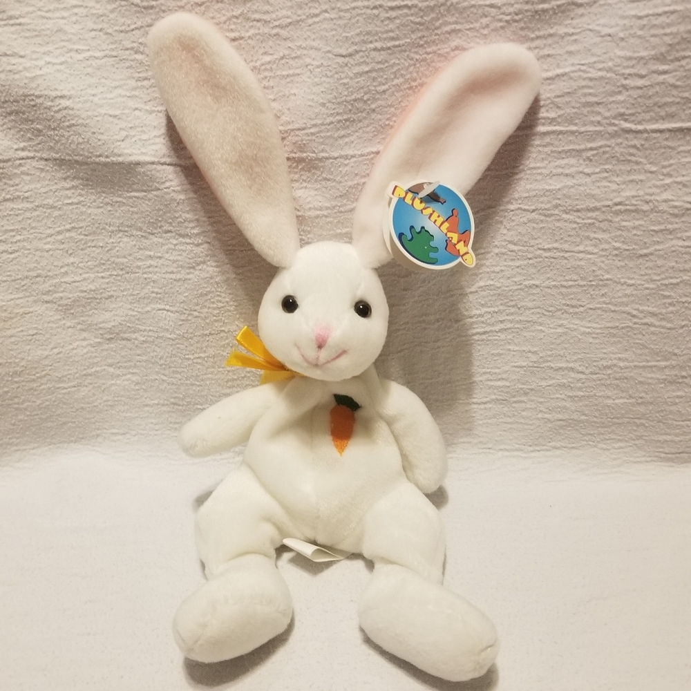 Like new 1999 Plushland white bunny